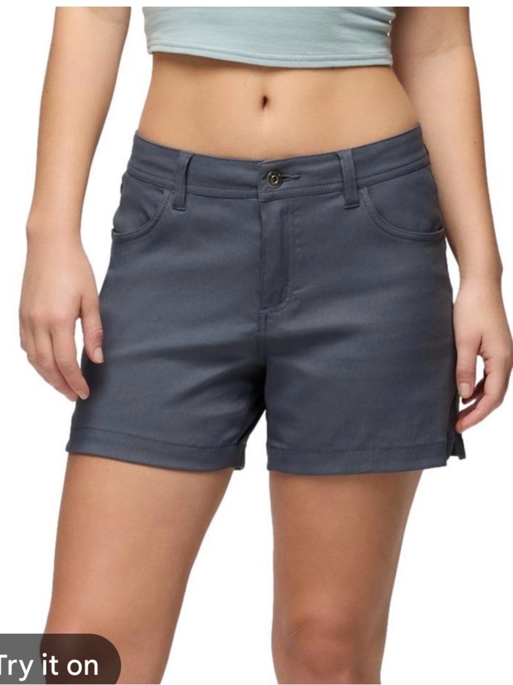 prAna |  women's gray halle shorts